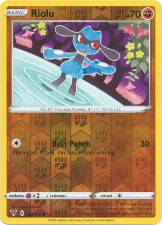 Vivid Voltage Riolu #90/185 reverse holo